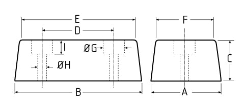 Rubber boating buffer, bumper, fender