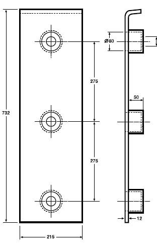 Dock Bumper Buffer Plates