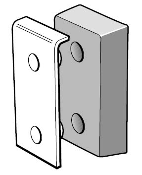 Dock plate covers protection for trucks loading bays and HGV