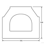 Polymax rubber carpark kerb