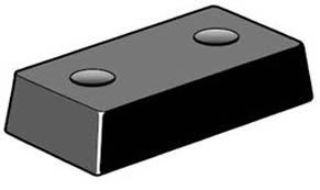  Rubber dock buffers for loading bays, trucks, HGV, lorries and boats