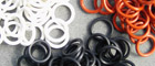 Rubber O-ring seals in Nitrile (NBR) and Viton
