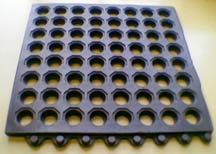 Polymax Combi interlocking indoor and outdoor rubber matting and flooring