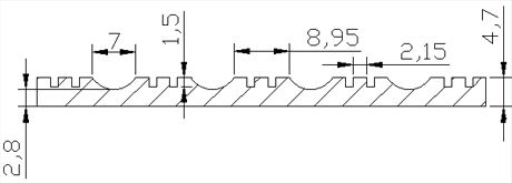 Rubber Matting Bus Mat Profile