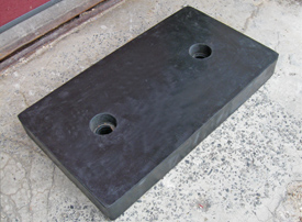 Type C buffer. Bumper used with boats lorries and other vehicles