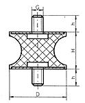 Anti-Vibration Shear mounting