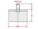 Click For... Type D anti-vibration mount