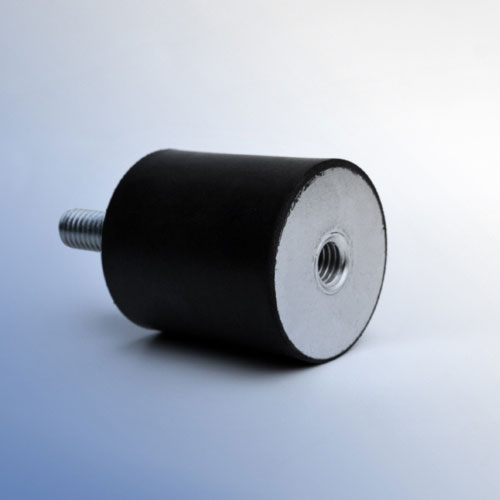 thumbnail image 2 of 4pcs M6 Rubber Vibration Mounts – 15x20mm Cylindrical Isolator Bobbins – Getav SVM62015MF 2 of 6