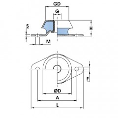 KPR Anti Vibration Mount | Standard Base