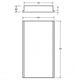 3 Part Dock Bumper Front Plate UHMWP 450L x 250W x 50H at Polymax