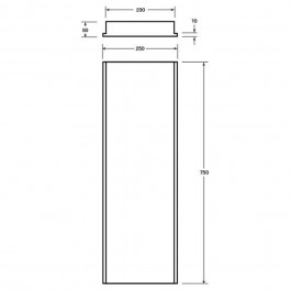 3 Part Dock Bumper Front Plate UHMWP 750L x 250W x 50H at Polymax