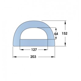 Bespoke Large D-Fenders 6000L x 203W x 152H  at Polymax