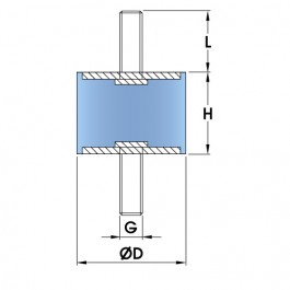 Cyl. Bobbin Mount (M/M)