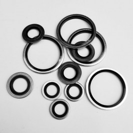 Dowty Seal Bonded Rubber Washers Pack Of 10-1/8"-3" BSP Sizes 