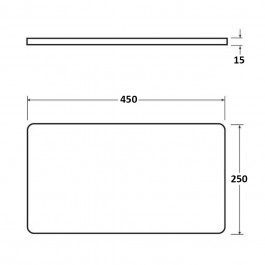 Dock Bumper Packer No Holes 450L x 250W x 15H at Polymax