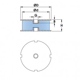 Polymax Compactor KBRC Female / Female Mounts