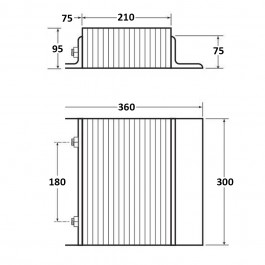 Laminate Dock Bumper 300L x 250W x 100H at Polymax