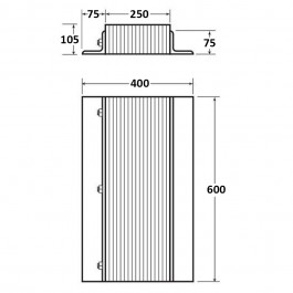 Laminate Dock Bumper 600L x 250W x 100H at Polymax