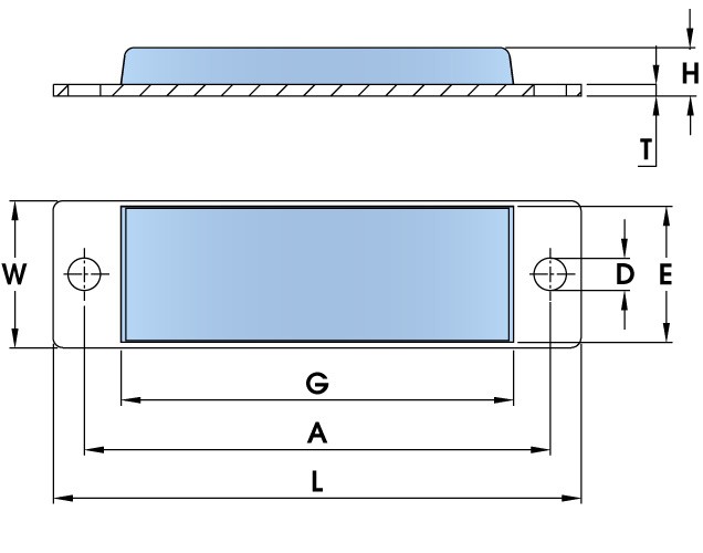 Polymax DM Rectangular Mounts - Shock Mounts - Anti Vibration
