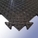 Polymax Diamex Lok Tile Black 500x500x14mm thick standard