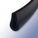 Silicone Edging Strip Black 2mm 60ShA