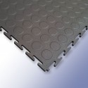 VIGOR Interlocking Studded Tile Dark Grey 500mm x 500mm x 7mm