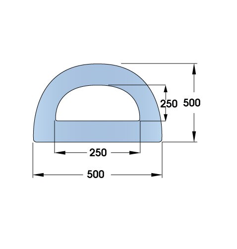 Bespoke Large D-Fenders 3000L x 500W x 500H 