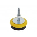 Levelling foot rubber mount 