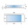 Aluminium Tipper Pad 180L x 75W x 34H Technical Drawing