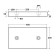 Dock Bumper Packer 2 Holes 450L x 250W x 50H Technical Drawing