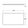 Dock Bumper Packer No Holes 450L x 250W x 15H Technical Drawing