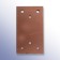 Dock Bumper Simple Back Plate Red Oxide 450L x 250W x 15H