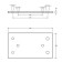 Dock Bumper Simple Back Plate Red Oxide 750L x 250W x 15H Technical Drawing