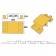 Heavy Duty Cable Cover Bridge Yellow 360L x 400W x 175H  Technical Drawing