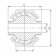 Polymax KSV 065 Anti-Vibration Ball Joint Technical Drawing