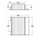 Laminate Dock Bumper 300L x 250W x 100H Technical Drawing