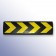 Reflective Chevron Wall Guard 800L x 220W x 10H at Polymax
