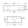 Trapezium Dock Bumper 2 Fixings TPX 450L x 250W x 100H Technical Drawing