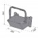 Large Wheel Chock Holder to suit Large Wheel Chock (1001012) Technical Drawing